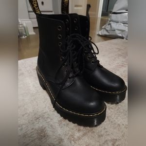 Dr. Martens Women's Mid-Platform Boot Black